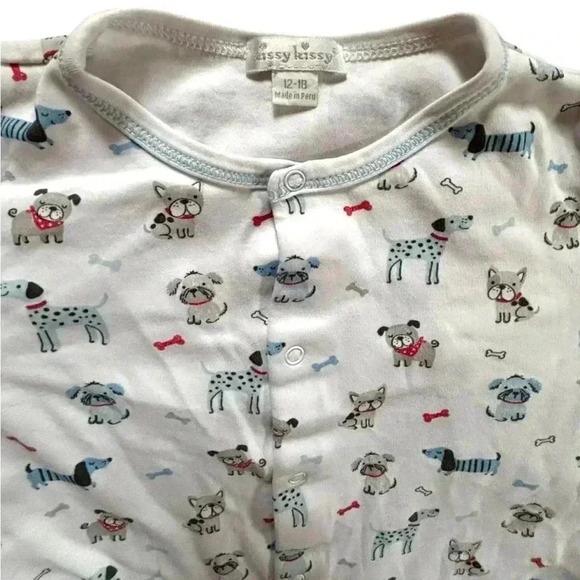 Kissy Kissy 12-18 mo gently used soft cotton playsuit. 15% dsct w 2+ bundle! - Picture 3 of 8